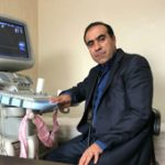 دکتر سید حسین موسوی در خیابان کارگر شمالی تهران