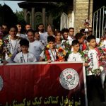 آموزش کیک بوکسینگ استاد دلیر ثابت در آستانه اشرفیه