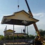 اجرای نصب شیروانی و آلاچیق زاگرس پوشش در کاشان