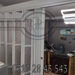 دیوار و دربهای جمع شونده آکاردئونی (ماموت) در تهران